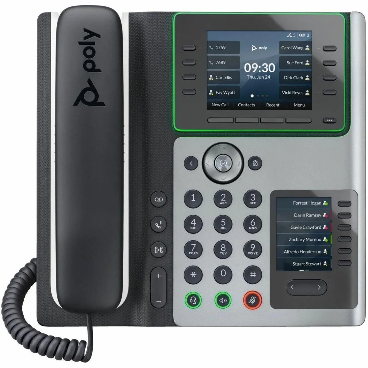 HP HP Poly Edge E400 VoIP Phone 89B54AA#ABA 3.5" 2.4" 14-line 32-line — product photo