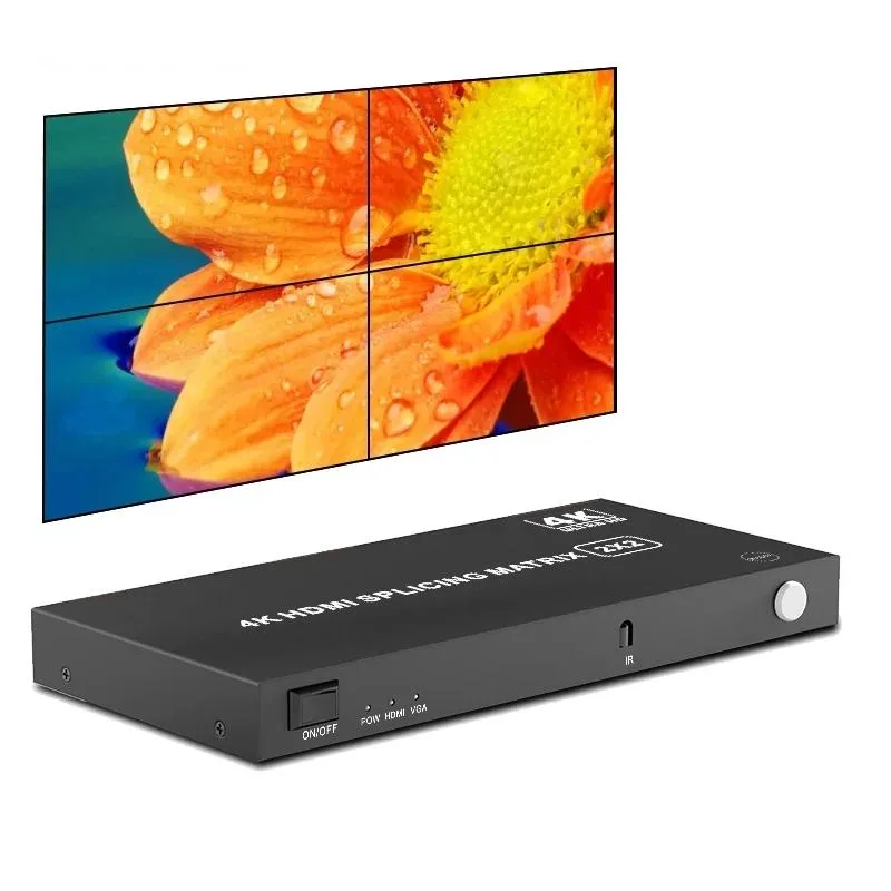 YINGHUA YINGHUA 4K 30Hz 2x2 HDMI Video Wall Controller KVM Switch AU Plug — product photo