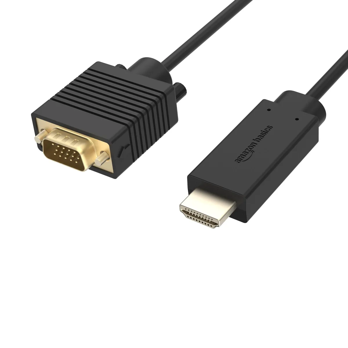 No Sew No Sew HDMI to VGA Cable Male to Male 6ft Black 1080P 60Hz — product photo