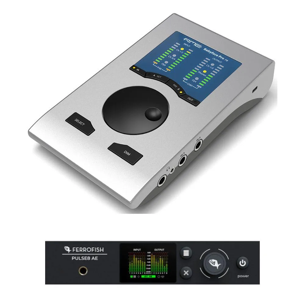 RME RME Babyface Pro FS 24-Channel 192kHz USB Audio Interface Bundle with Ferrofish Pulse8 AE 8x8 AD/DA Converter — product photo