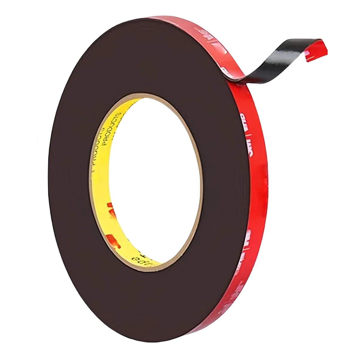 White double-sided foam tape roll 1/4 inch by 15.4 ft