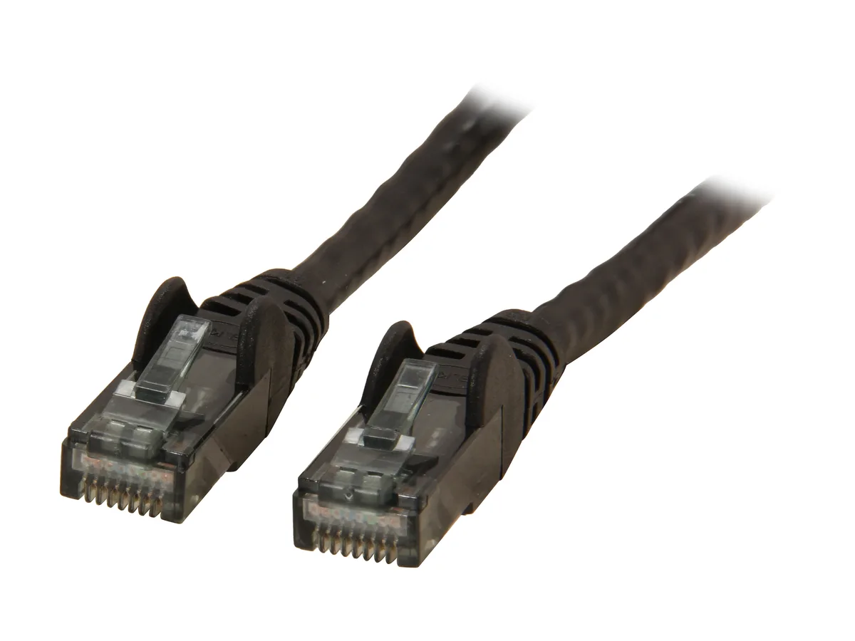 Belkin Belkin A3L980-03-BLK-S Cat 6 network ethernet cable 3 ft black — product photo