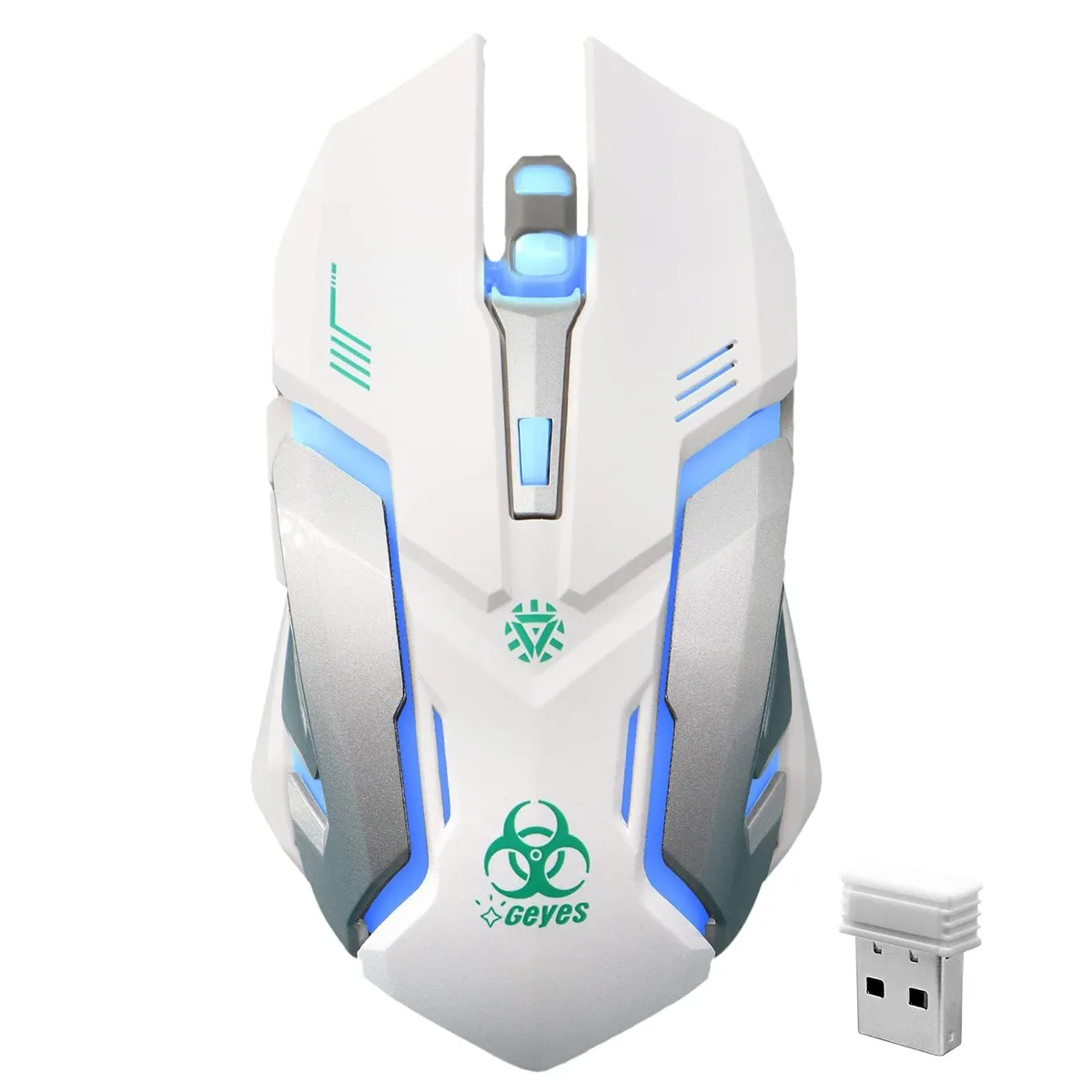 ASUS C9 VEGCOO Gaming Mouse 2.4GHz Bluetooth 16 Buttons 1200 1600 2400 DPI 85h 400mAh Black — product photo