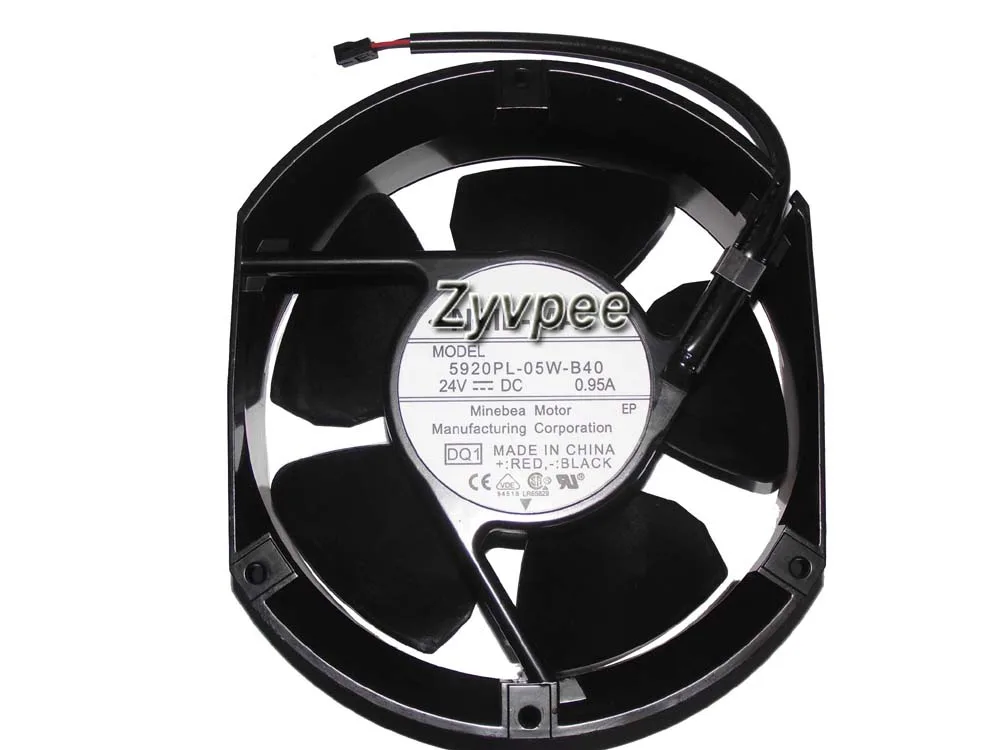 Zyvpee Zyvpee 5920PL-05W-B40 170mm 24V .95A 2-wire case fan — product photo