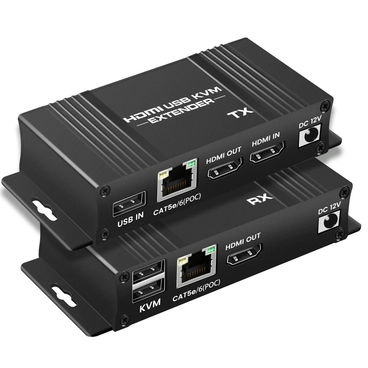 WRIARICH WRIARICH 1080P KVM Extender 164ft 50m Cat 5e 6 7 Loop Out POC — product photo