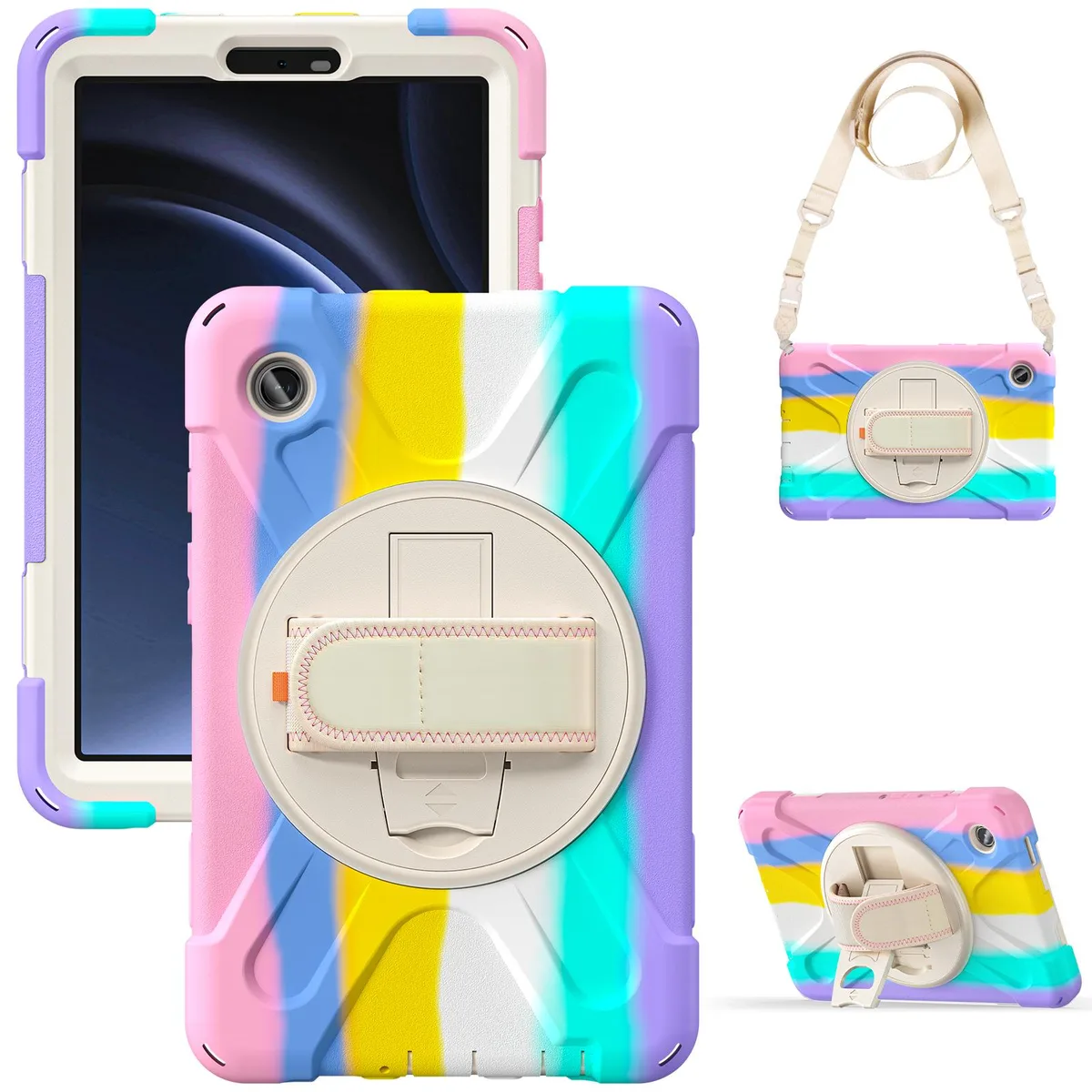 BONAEVER BONAEVER SM-X110/SM-X115/SM-X117 tablet case 8.7 inch Pink/White — product photo