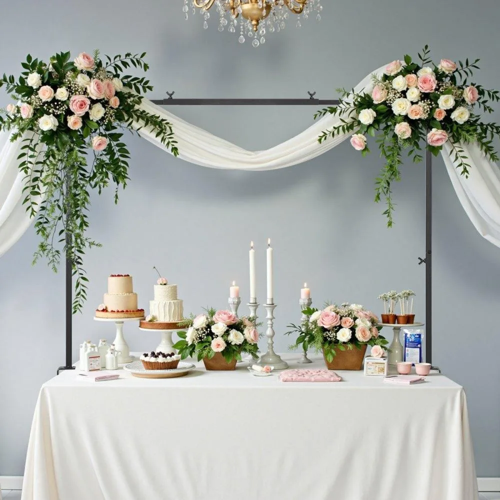 VEVOR VEVOR Over Table Rod Stand 2 Pack Black 13-42in 28-98in — product photo