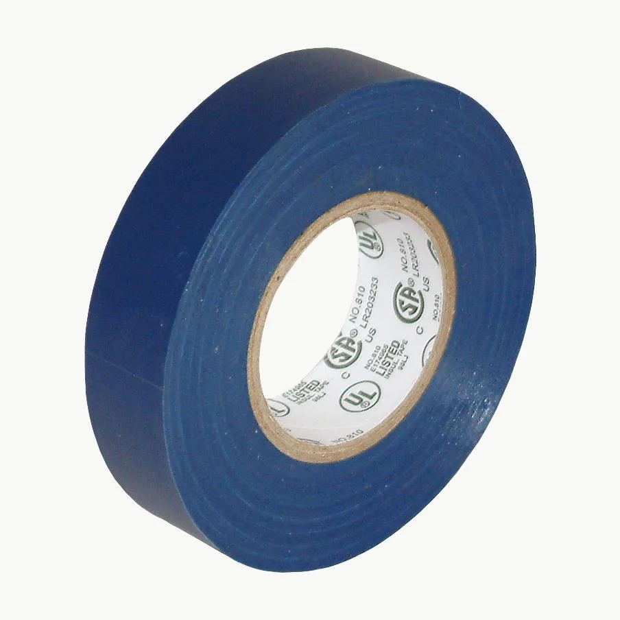 J.V. Converting Company, Inc. J.V. Converting Company, Inc. Colored Electrical Tape Blue 3/4 in. x 66 ft. 7 mils — product photo