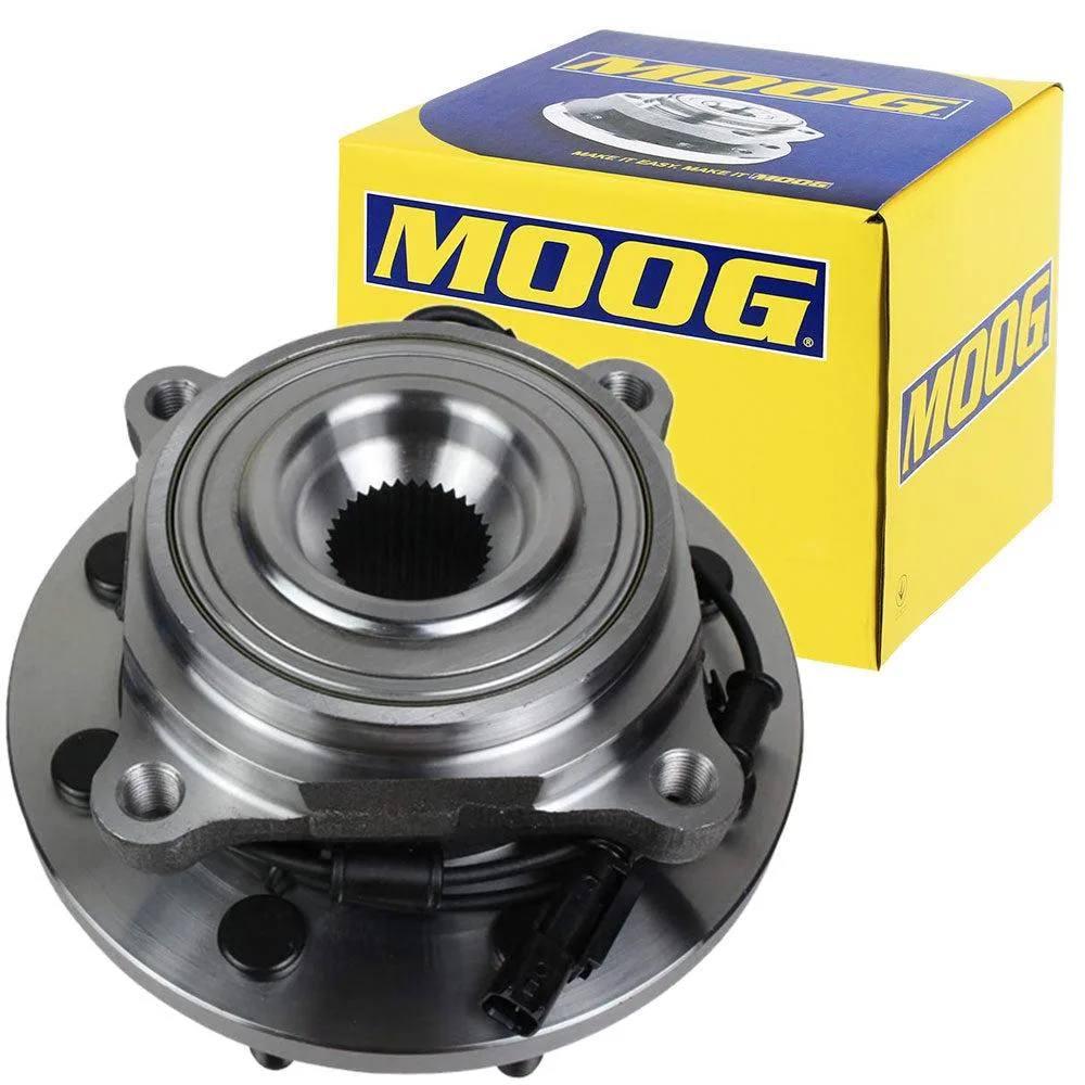Black metal front wheel bearing hub assembly for 2012-2013 Ram 2500 3500 4WD