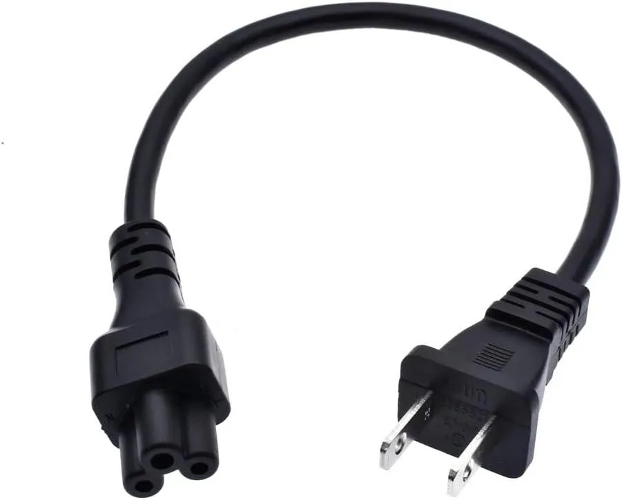 TeKit TeKit 1-15P to C5 computer power extension cord 1ft 30cm 18AWG Blue — product photo