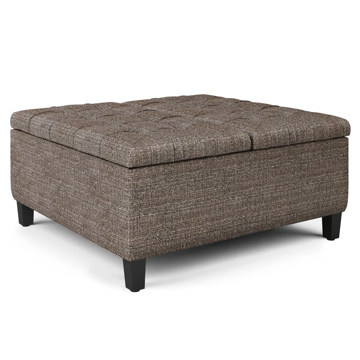 tuphen tuphen Harrison Coffee Table Storage Ottoman Mink Brown 36 x 36 x 16.5 — product photo