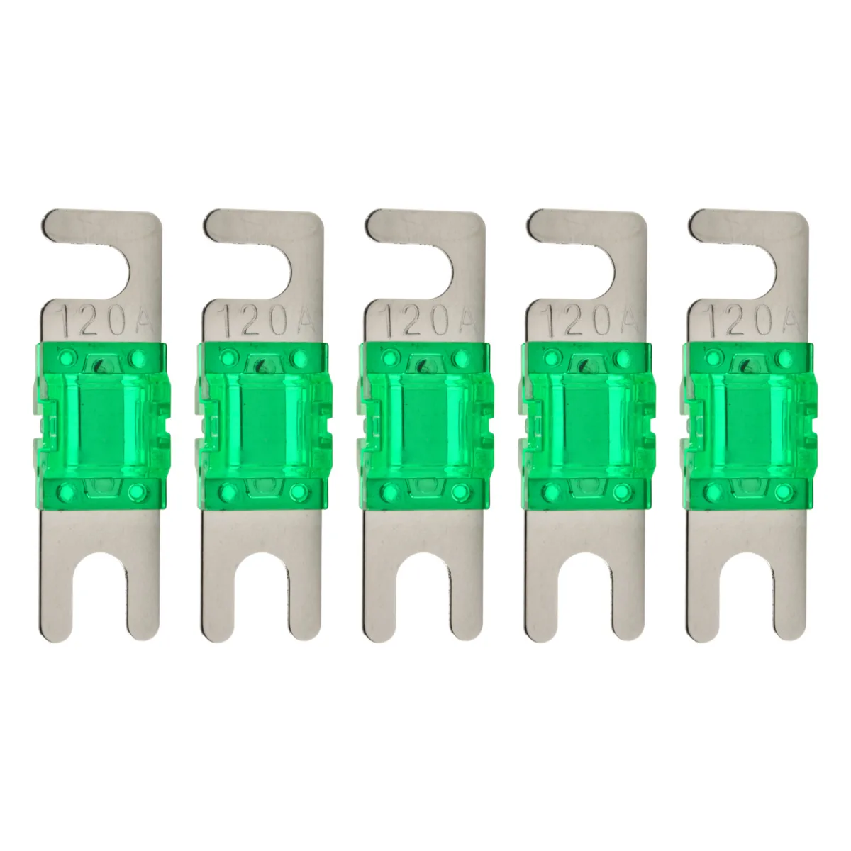 The Wires Zone The Wires Zone MANL120-5 120 A Mini ANL Fuse amplifier 5 pack — product photo
