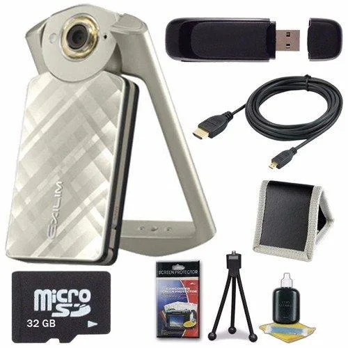 CASIO CASIO EX-TR50 Self Portrait Camera Gold 32GB microSD Kit — product photo