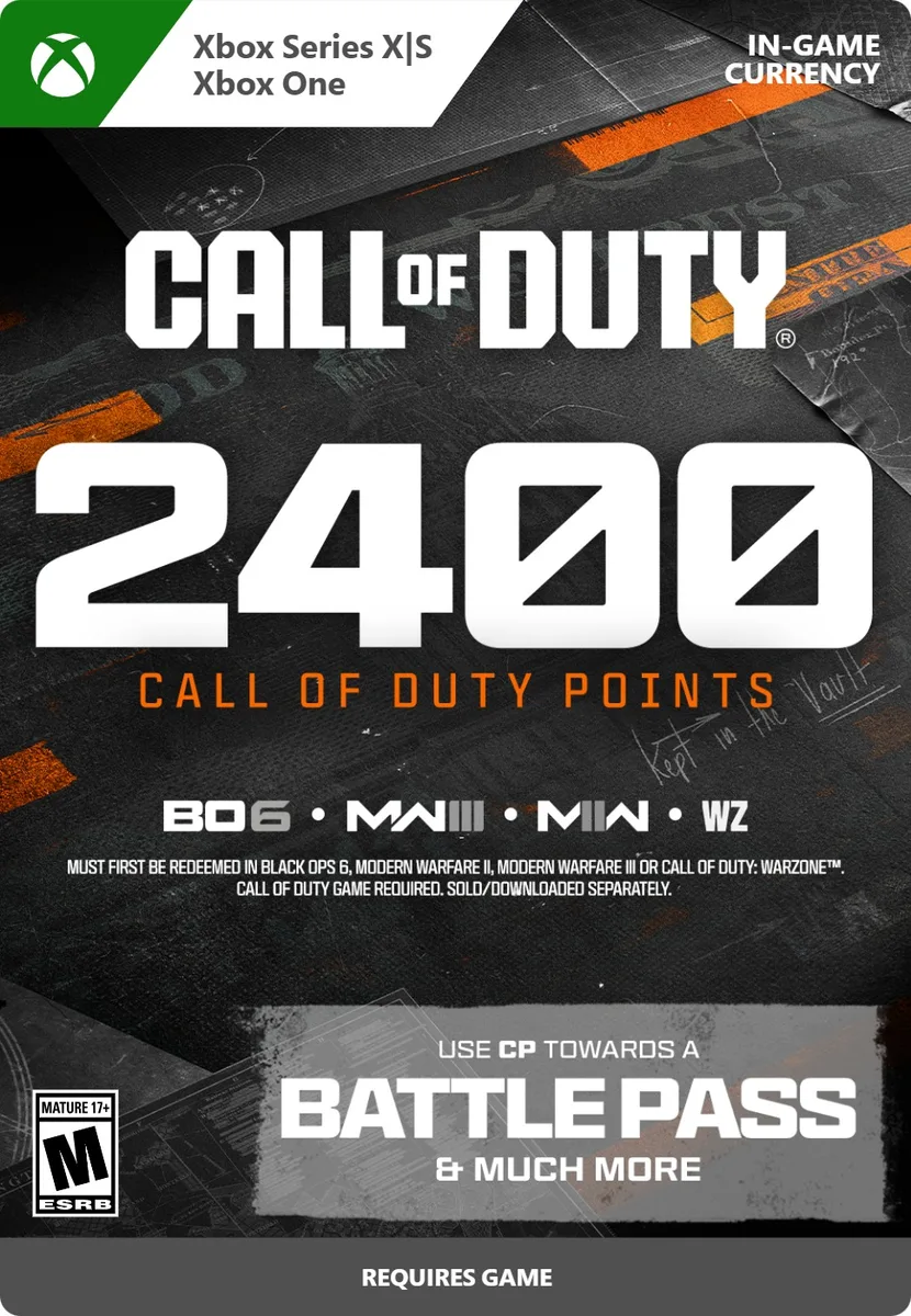 Activision Activision 7LM-00082 Call of Duty Points 2400 downloadable game — product photo