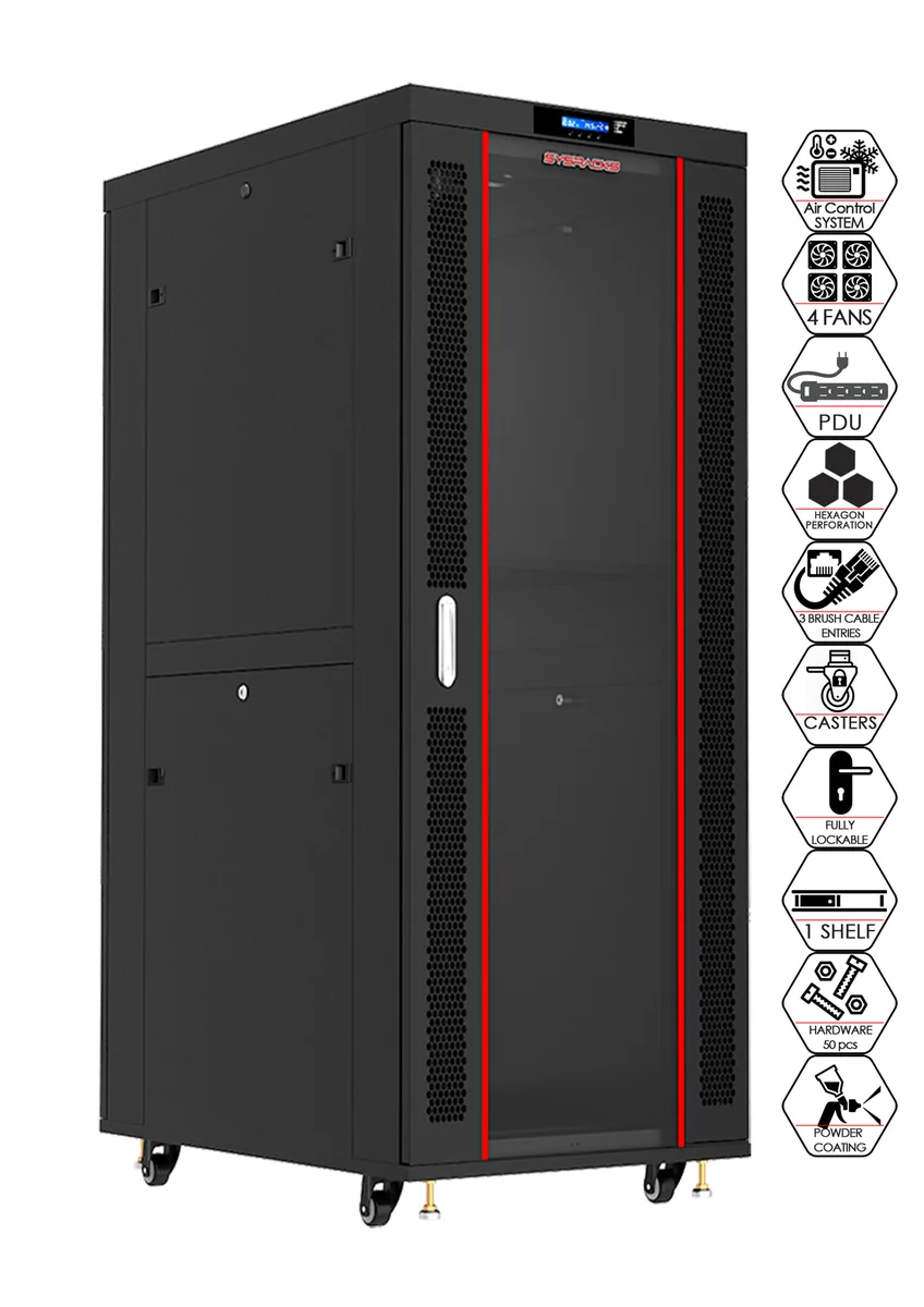 SYSRACKS SYSRACKS SRF 37.6.10 37U 39in Deep Server Rack — product photo