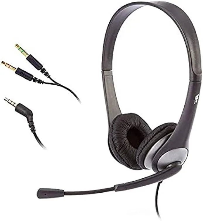 usbroway usbroway AC-204 Stereo Headset 4 Pack 3.5mm Y-Adapter — product photo