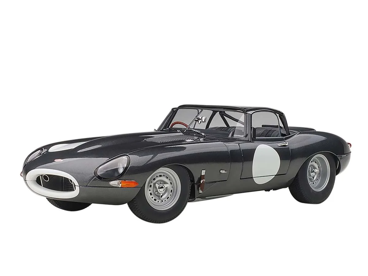 Autoart Autoart Jaguar Lightweight E Type Roadster RHD Dark Gray 1/18 vehicle — product photo
