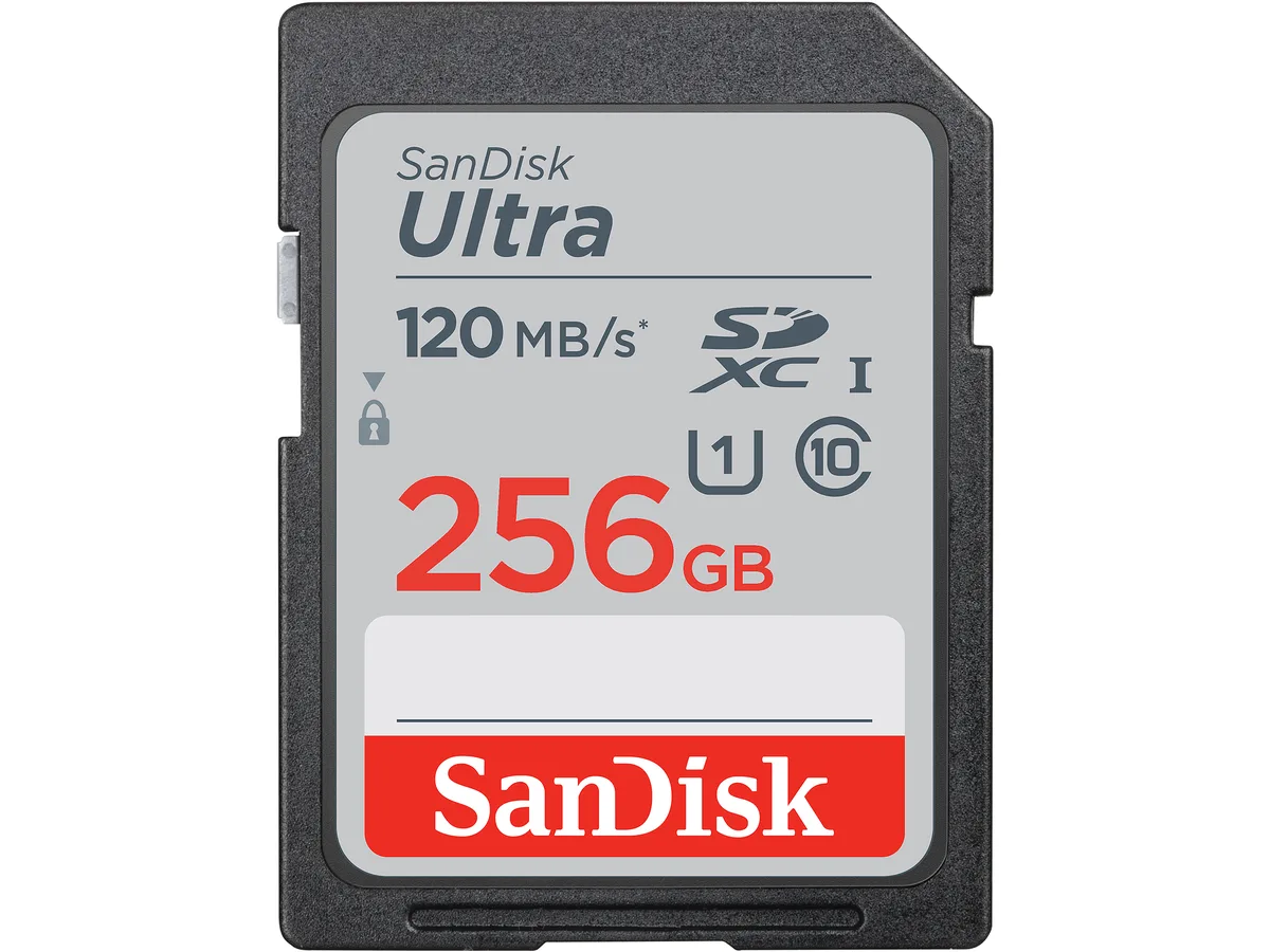 SanDisk SanDisk SDSDUN4-256G-GN6IN 256GB Ultra SDXC UHS-I Class 10 memory card — product photo