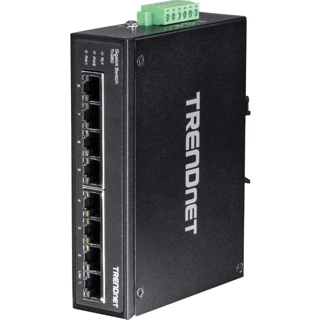 Trendnet - Business Class Trendnet - Business Class TI-G80 8-Port Hardened Industrial Gigabit Switch — product photo