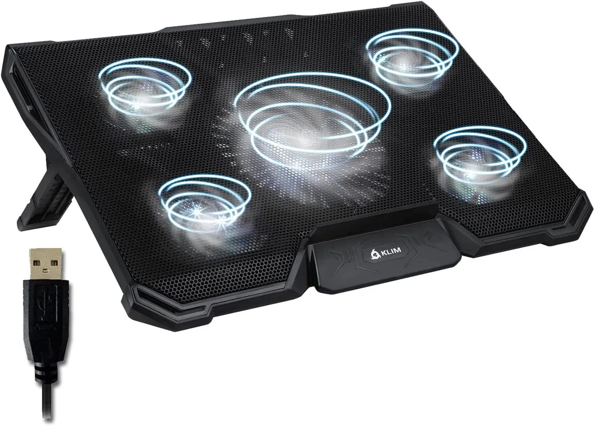 Mickey Technology Mickey Technology Cyclone White 5-fan laptop cooling pad — product photo