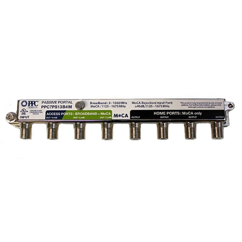 PPC PPC MoCAPPC7PS13B4M7Way 7-Way Splitter 3 Broadband 4 MoCA Ports — product photo