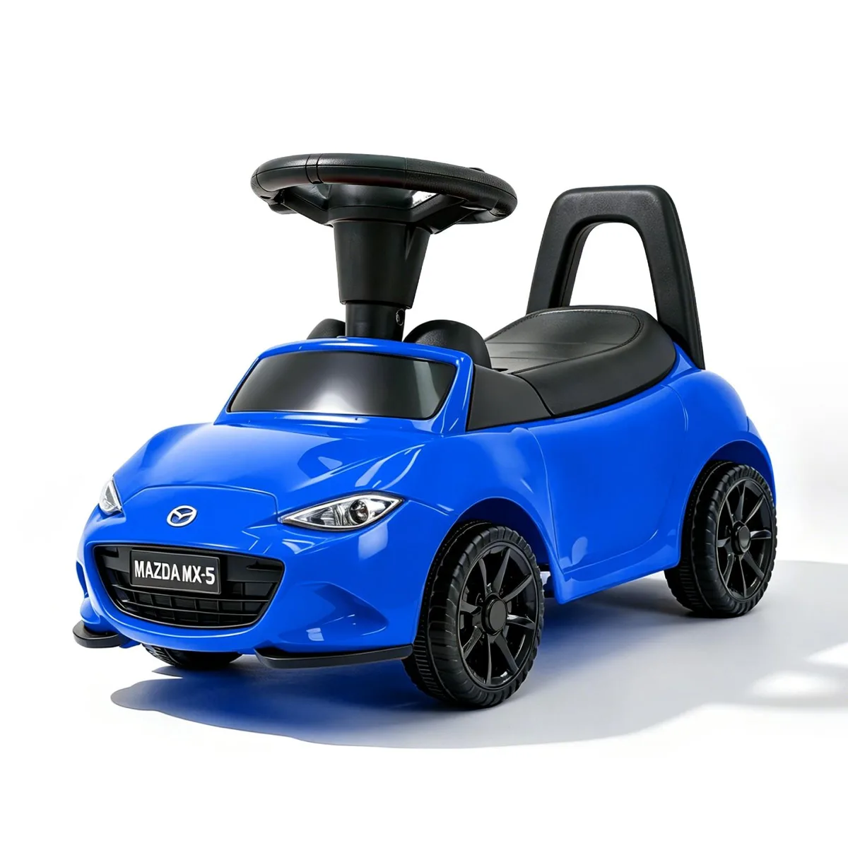 TCARAIWEN TCARAIWEN Mazda Licensed 3-in-1 Ride-On Car Stroller Blue 40 lbs — product photo