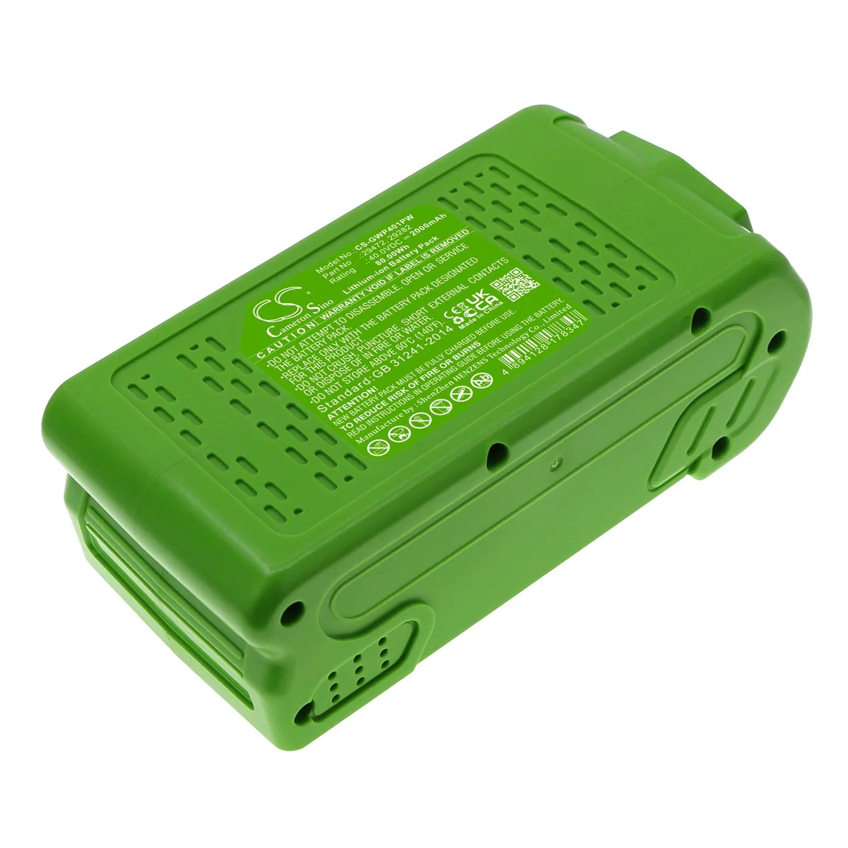 Cameron &amp; Co Cameron &amp; Co DS-CS-GWP401PW 40V 2Ah Li-ion battery — product photo