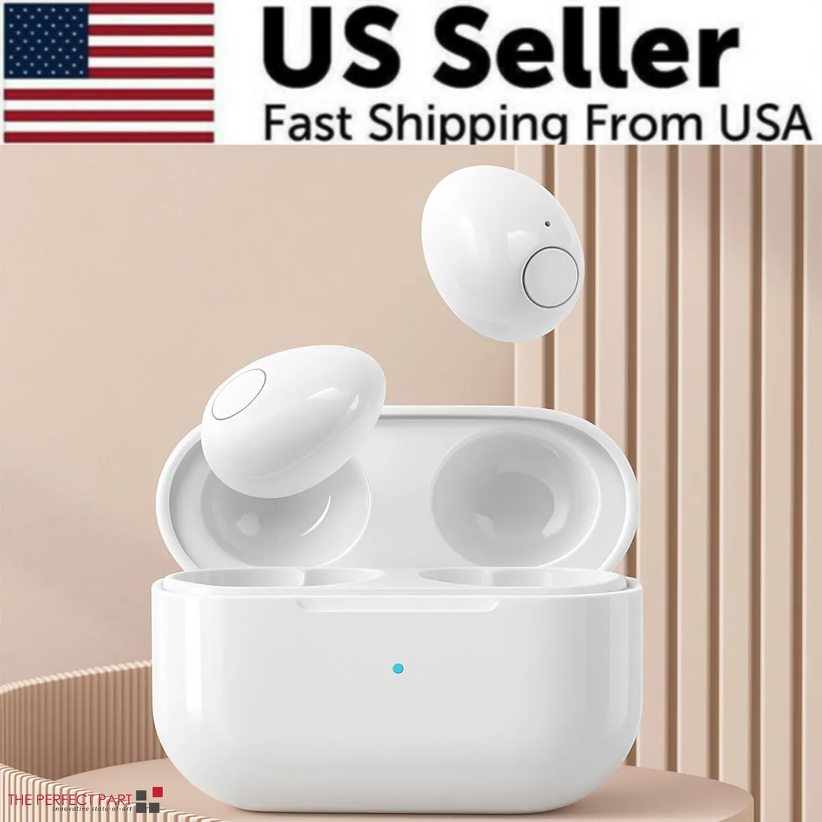 The Perfect Part The Perfect Part Bluetooth 5.2 Earbuds White — product photo