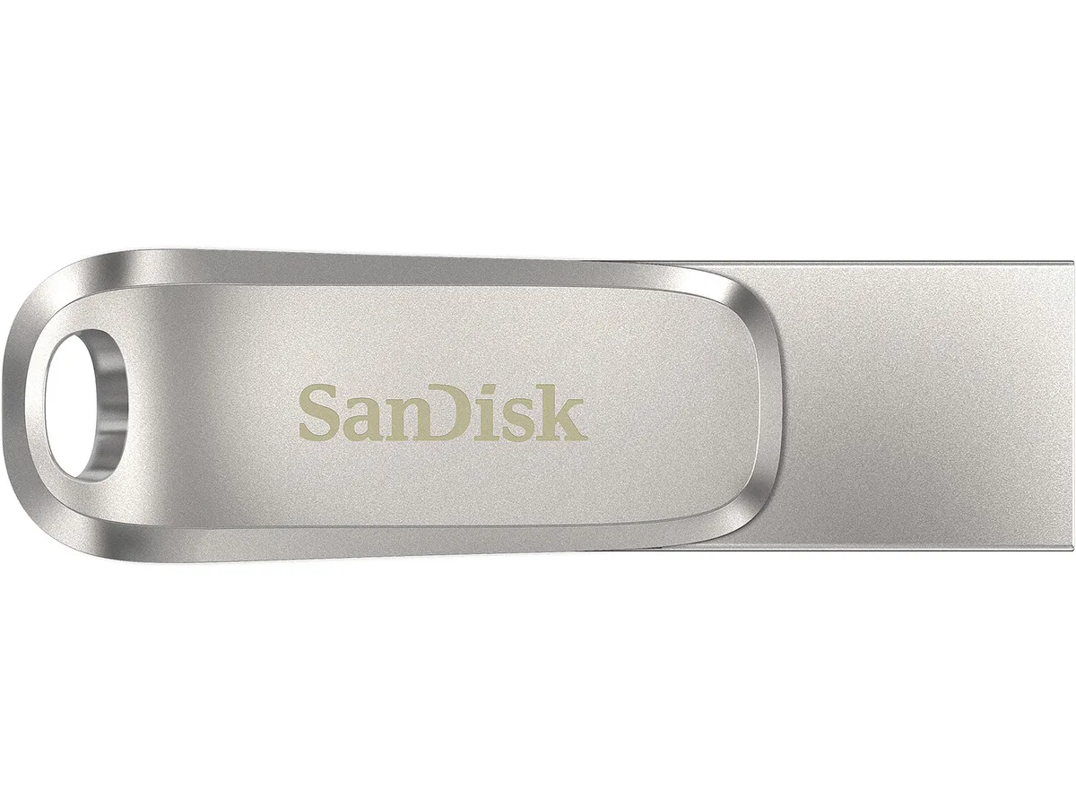 SanDisk SanDisk SDDDC4-032G-G46 32GB USB 3.2 Gen 1 USB-C USB-A flash drive — product photo