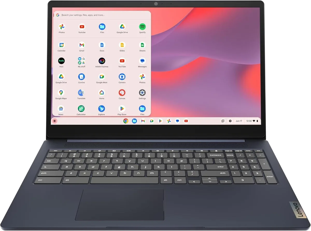 Lenovo Lenovo IdeaPad 3 Chromebook 15.6" FHD Celeron N4500 8GB 64GB eMMC + 64GB SD Card Blue — product photo