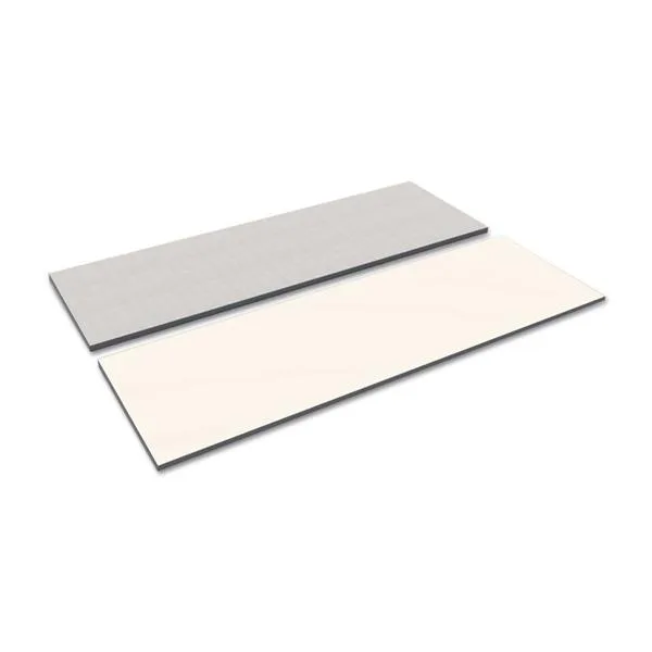 Alera Alera TT7224WG Reversible Laminate Table Top 72w x 24d White/Gray office furniture — product photo