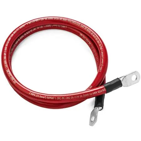 Spartan Power Spartan Power Single Red 1 ft 4/0 AWG Battery Cable — product photo