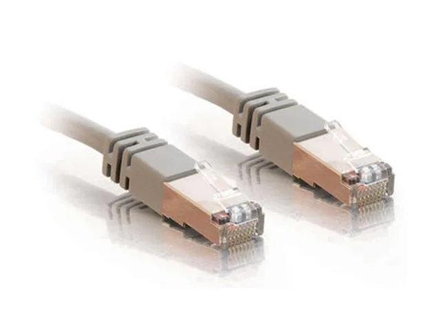 Cables To Go Cables To Go 27265 network ethernet cable Cat5e shielded 25 ft gray — product photo