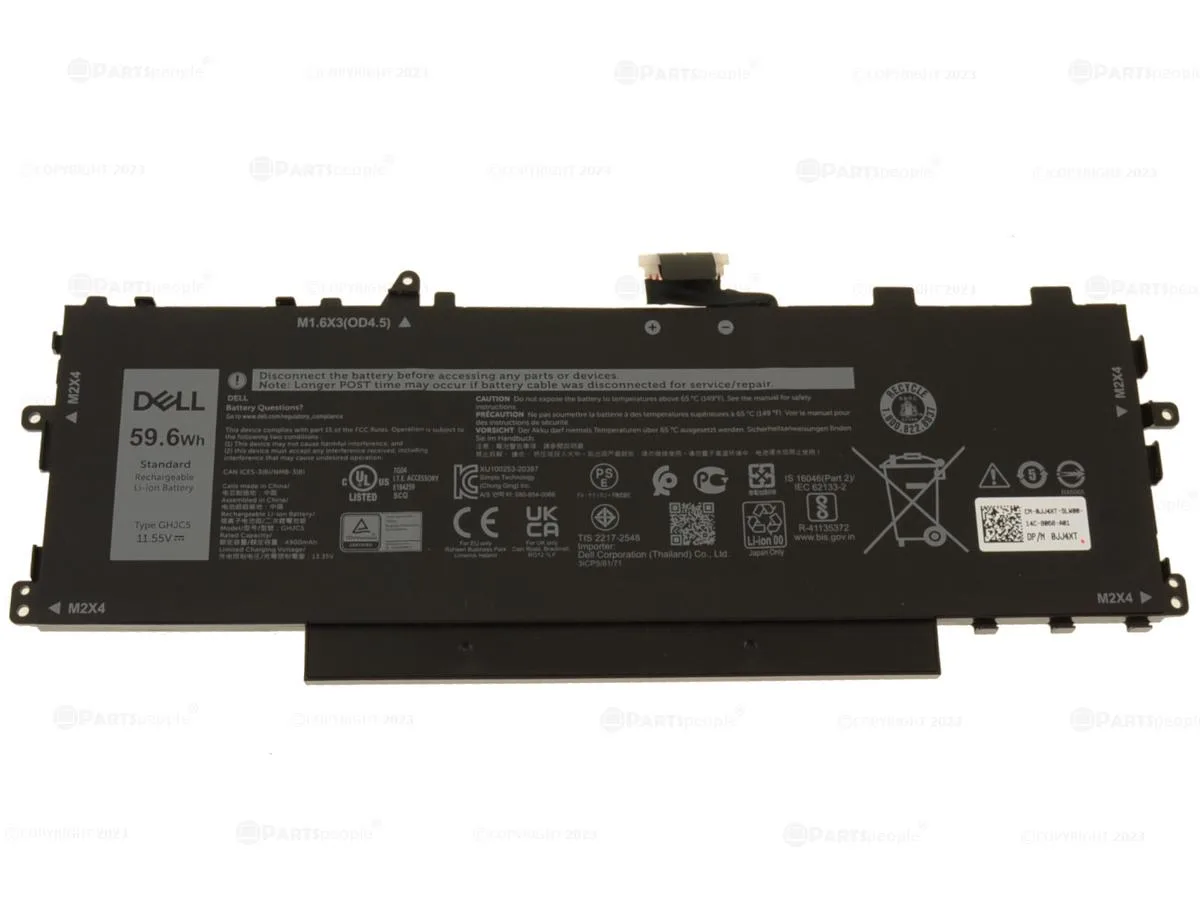 DELL DELL Latitude 9420 9430 59.6Wh 3-cell laptop battery GHJC5 — product photo