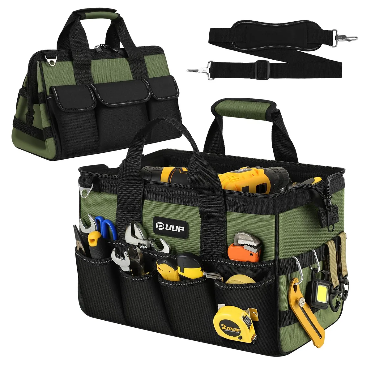  UUP TB01-BLGN-01 Tool Storage 15.75in 16 Pocket 1300ci 2.6lb — product photo