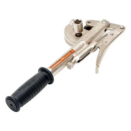 Silver steel drum deheader with rubber-grip handle
