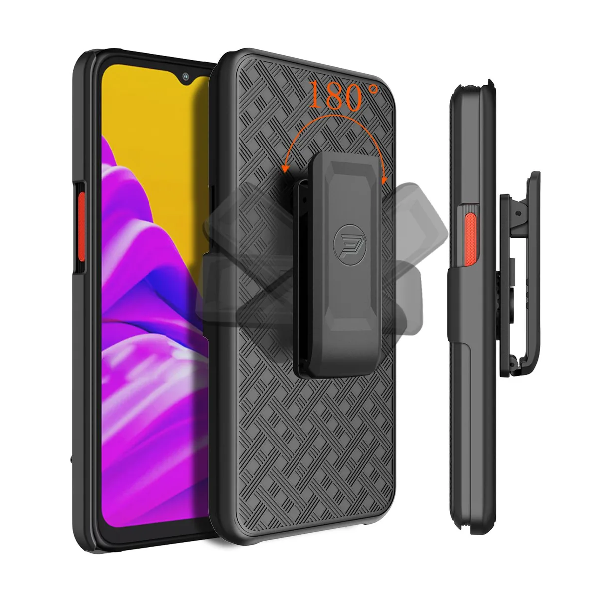 Wireless ProTECH Wireless ProTECH Samsung Galaxy XCover6 Pro 5G Case with Kickstand and Belt Clip Holster — product photo