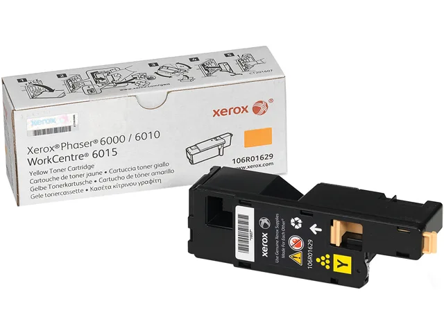 XEROX Xerox 106R01629 Yellow Toner Cartridge 1000 Pages — product photo