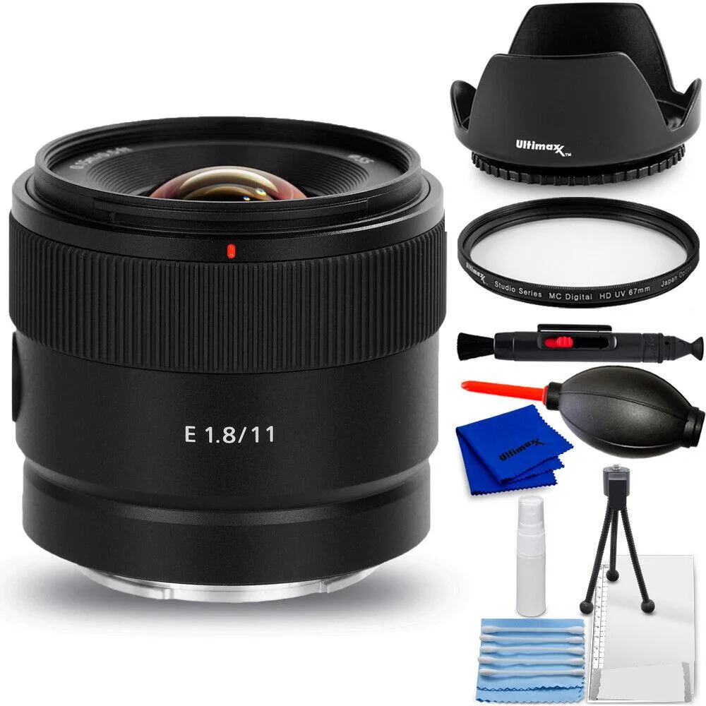 Sony Sony E 11mm f/1.8 SEL11F18 7PC Accessory Bundle — product photo