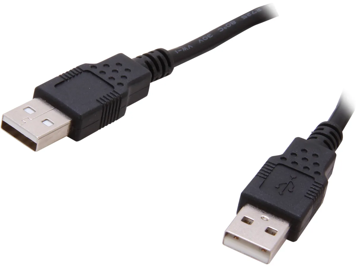 Cables To Go Cables To Go 28106 2m USB 2.0 A Male to A Male Cable Black — product photo