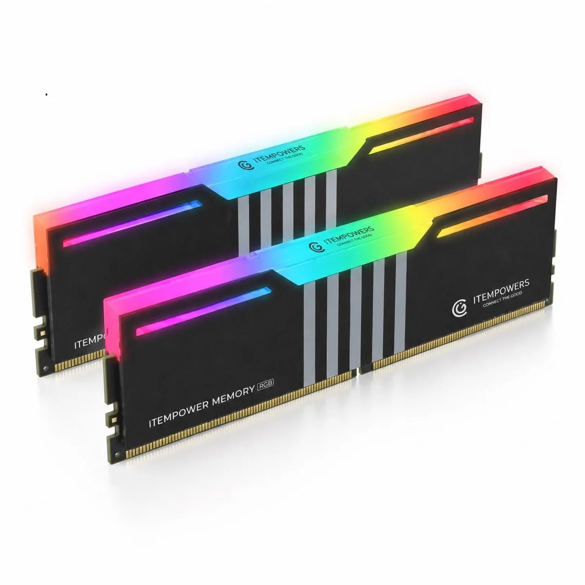ITEMPOWERS ITEMPOWERS IPRGB02DR40832BK 16GB (2x8GB) DDR4 3200MHz CL19 RGB Black — product photo