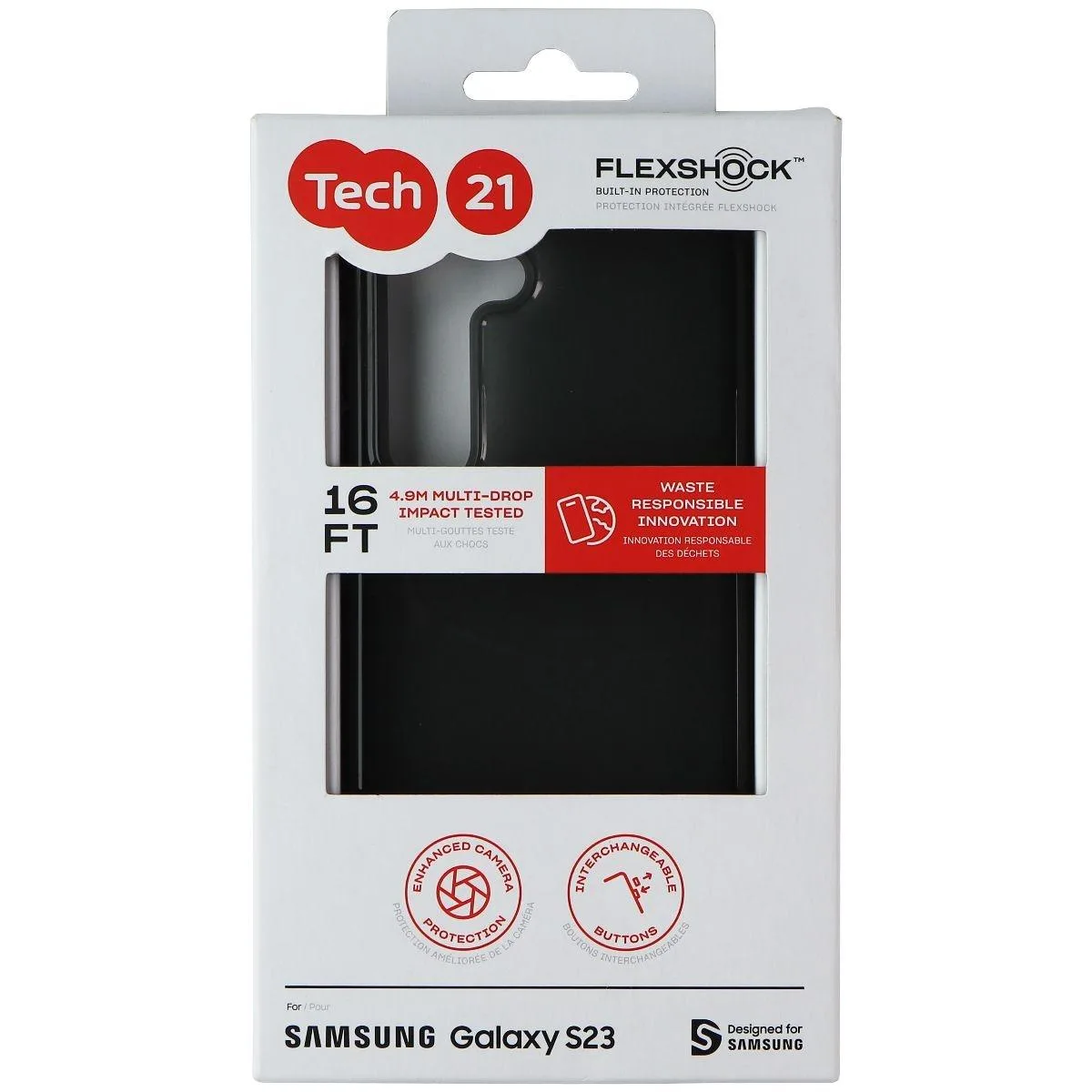 Tech21 Tech21 Evo Check Gel Case Samsung Galaxy S23 Smoke Black — product photo