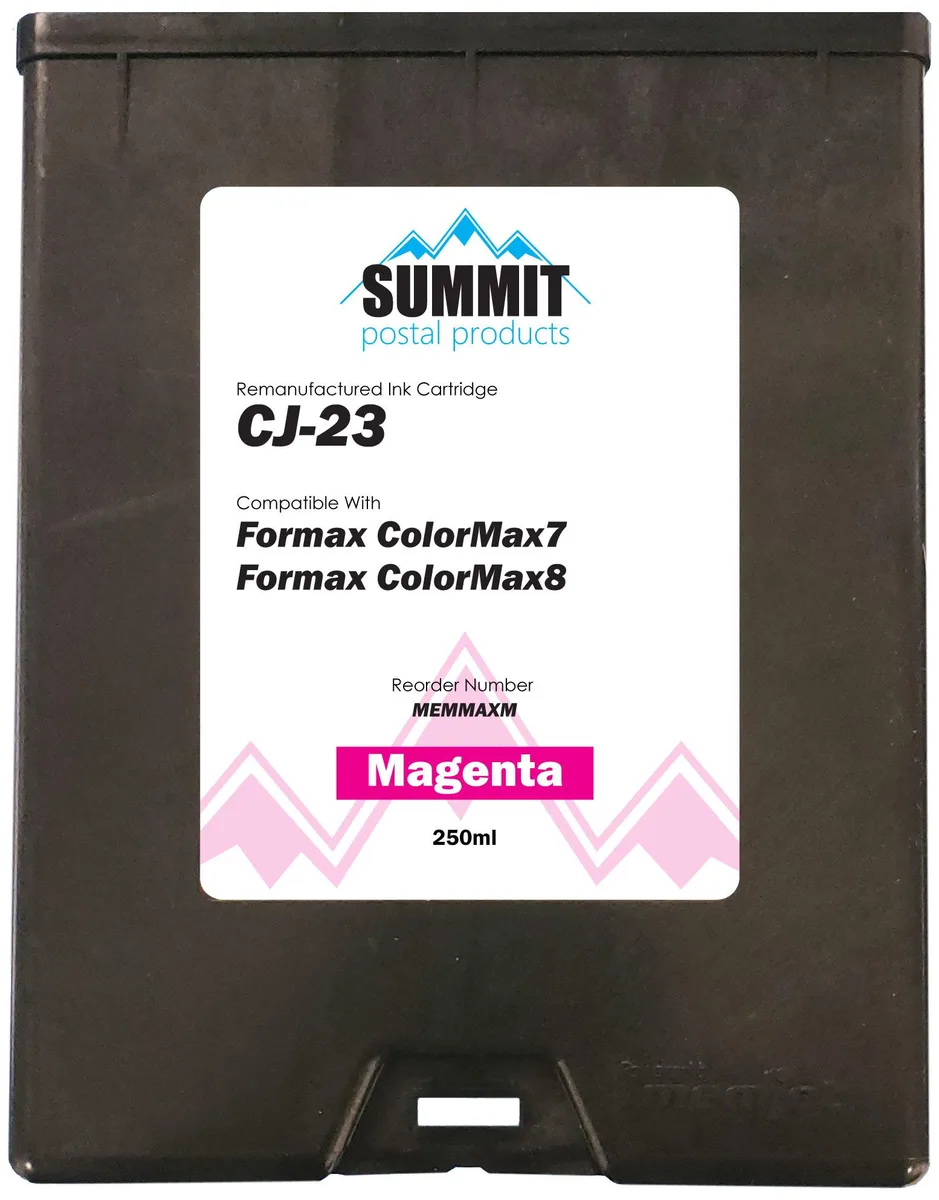 Summit Postal Products Summit Postal Products CJ-23 Magenta Ink Cartridge 250 ml — product photo