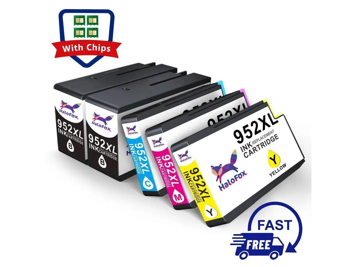 V4ink V4ink 952XL Ink Cartridge 5 Pack (2 Black, 1 Cyan, 1 Yellow, 1 Magenta) — product photo