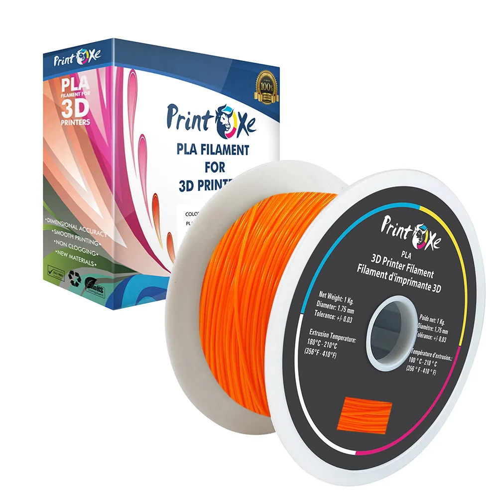 PrintOxe PrintOxe Orange PLA Filament 1.75 mm 1 kg — product photo
