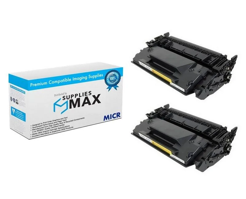 SuppliesMax SuppliesMax Troy 02-81575-001_2PK MICR toner cartridge 2-pack 3100 pages — product photo