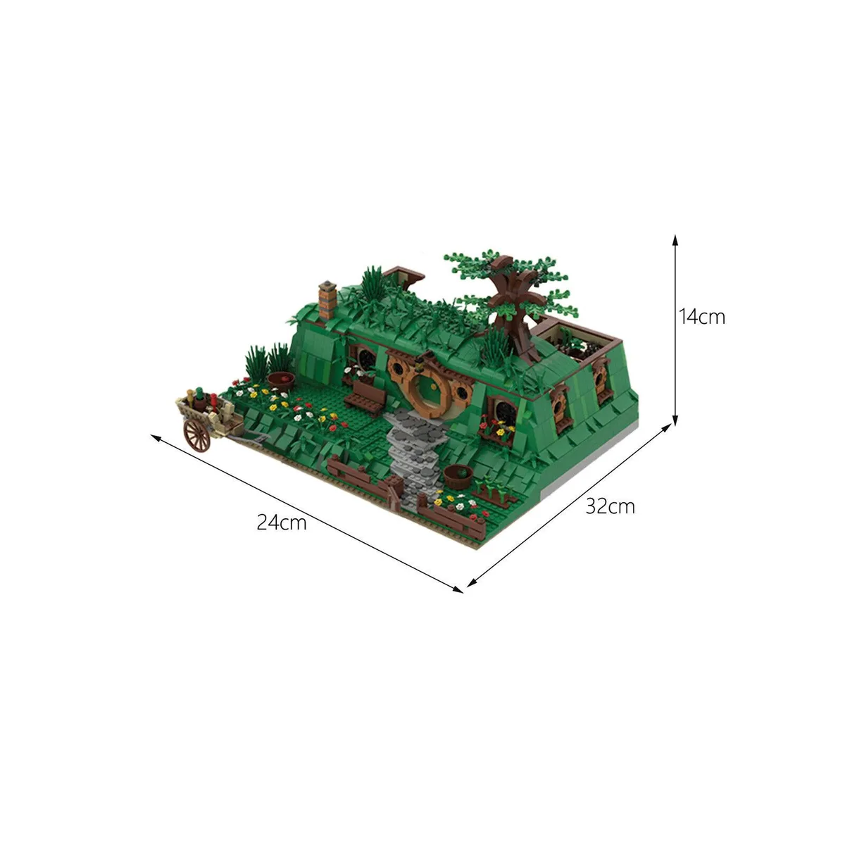 ZITIANYOUBUILD ZITIANYOUBUILD C5983 Iconic Tavern Cave 2370 Parts Educational Building Set — product photo