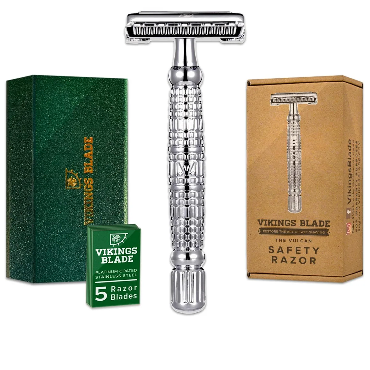 TAURKENAM TAURKENAM Double Edge Safety Razor The Vulcan trimmers for men — product photo