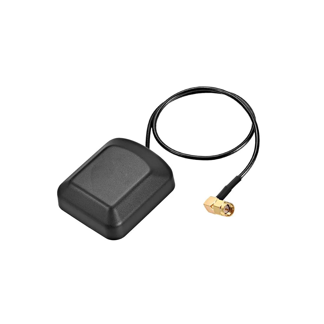 Unique-Bargains Unique-Bargains GPS Active Antenna 90-Degree SMA Male 28dB Magnetic Mount 0.5m Cable — product photo