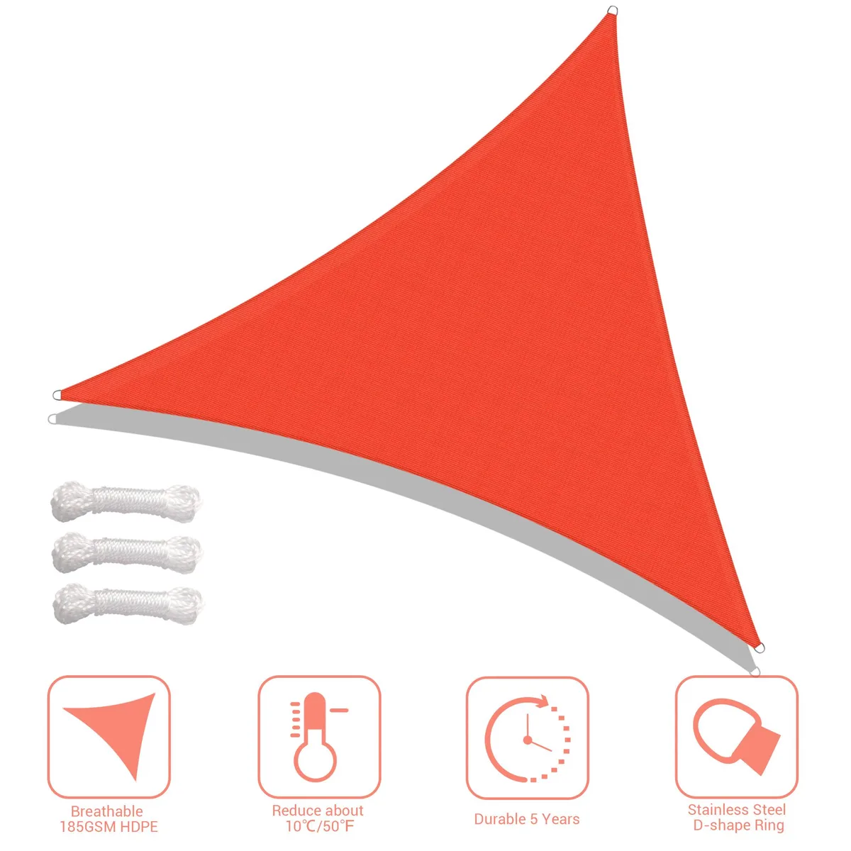 Yescom USA, Inc. Yescom USA, Inc. 07SSS014-25-W02 25 ft Triangle Canopy — product photo